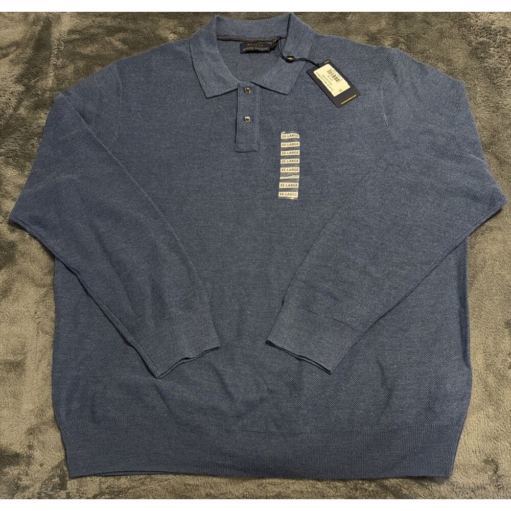 2XL Polo Ralph Lauren Men’s  Long-sleeves Shirt 70% Wool